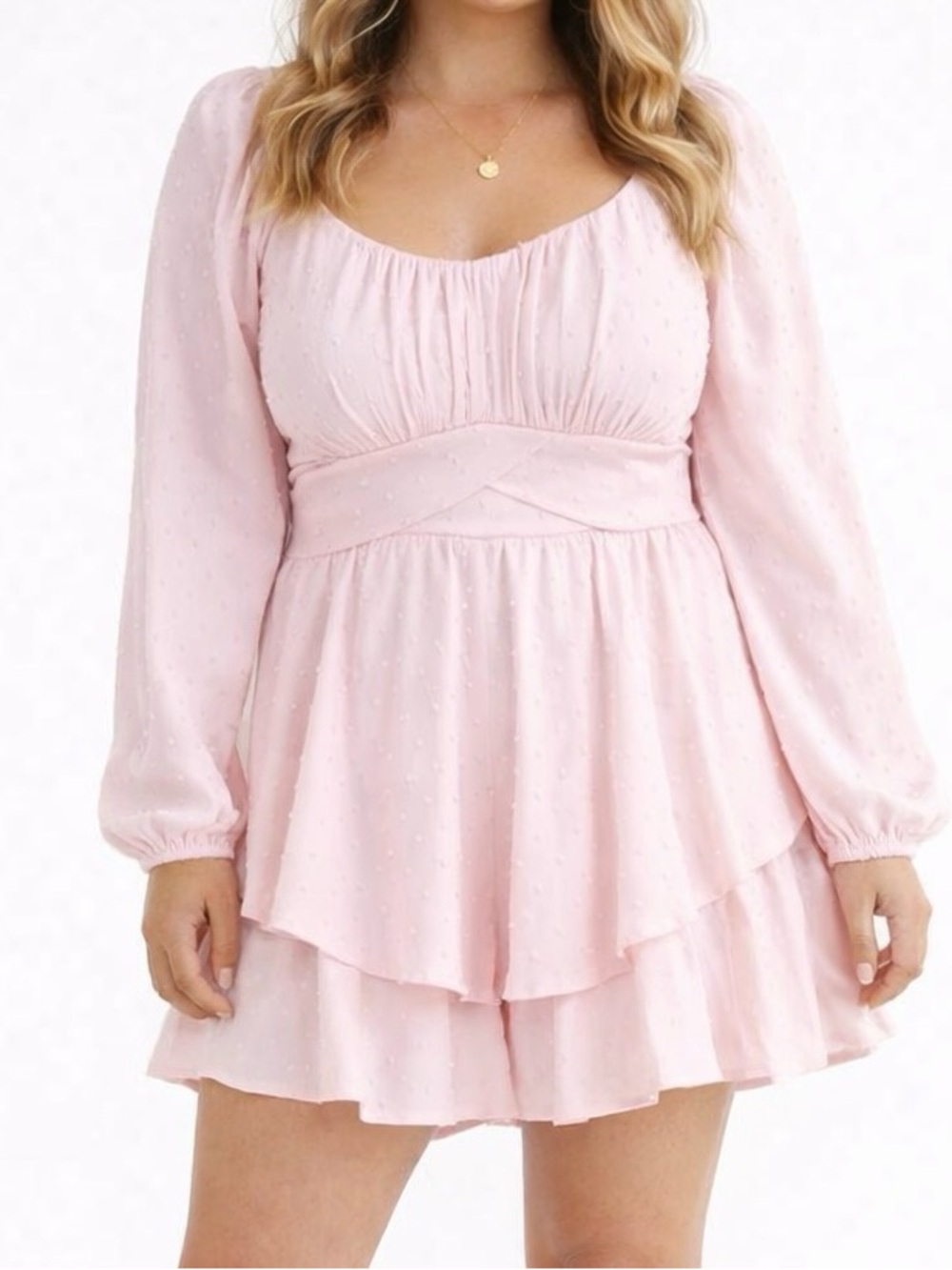 NEW Altar’d State Pink Romper Size XS NWT